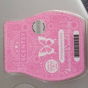 Scentsy Pink Sugarberry Mint wax melts